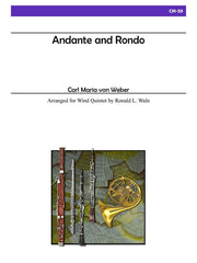 Weber - Andante and Rondo for Wind Quintet - CM59