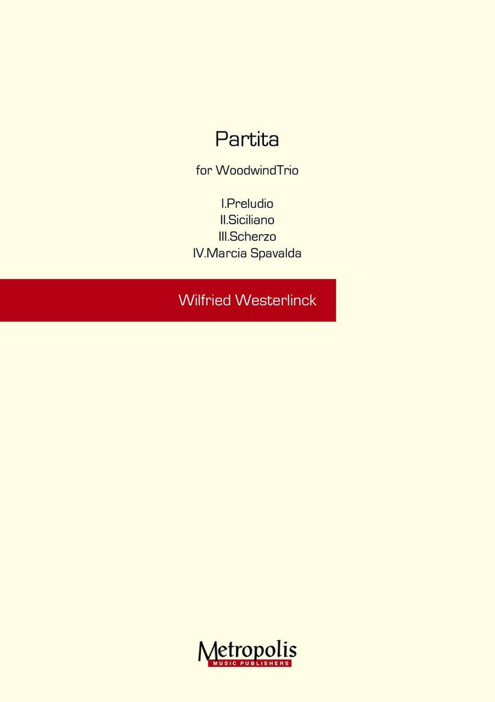 Westerlinck - Partita for Oboe, Clarinet and Bassoon - CM6218EM