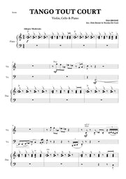 Brosse - Tango tout Court for Violin, Cello and Piano - CM6674EM