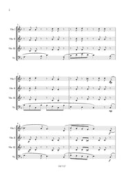 Schumann - Froehlicher Landmann for 3 Violins and Cello - CM7127EM