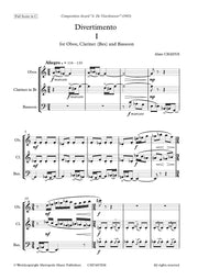 Craens - Divertimento for Woodwind Trio - CM7487EM