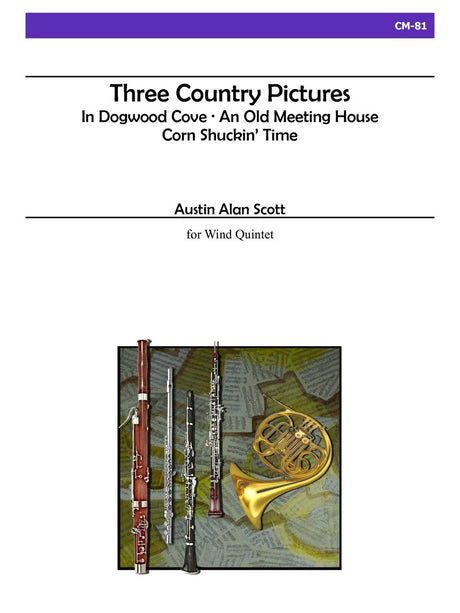 Scott - Three Country Pictures for Wind Quintet - CM81