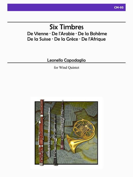 Capodaglio - Six Timbres for Wind Quintet - CM95