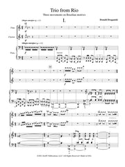 Draganski - Trio from Rio for Flute, Clarinet and Piano - CM86