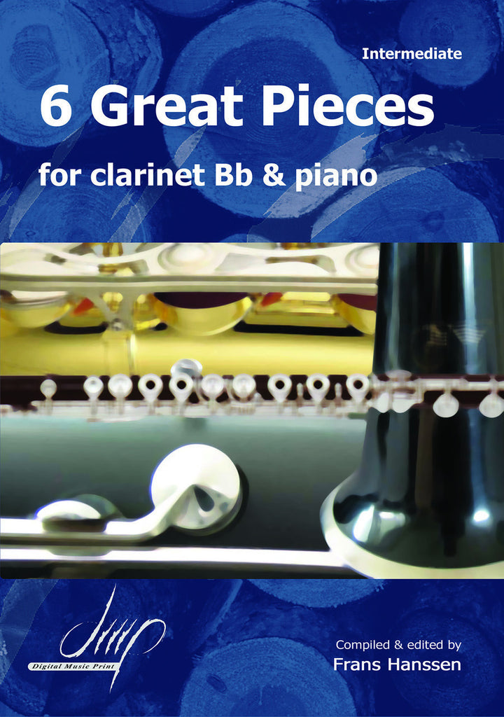 6 Great Pieces for Clarinet and Piano - CP10607DMP
