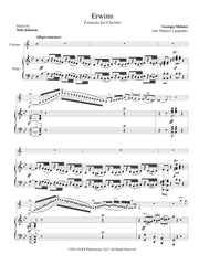 Meister (arr. Langenus/Johnston) - Erwinn Fantasia for Clarinet and Piano - CP12