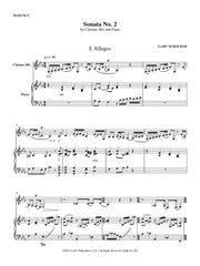 Schocker - Sonata No. 2 for Clarinet and Piano - CP14
