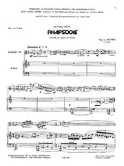 Baeyens - Rhapsodie for Clarinet and Piano - CP4835EM