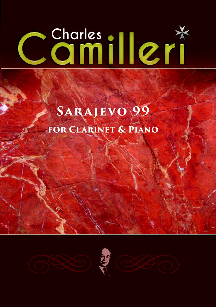 Camilleri - Sarajevo 99 for Clarinet and Piano - CP6058EM