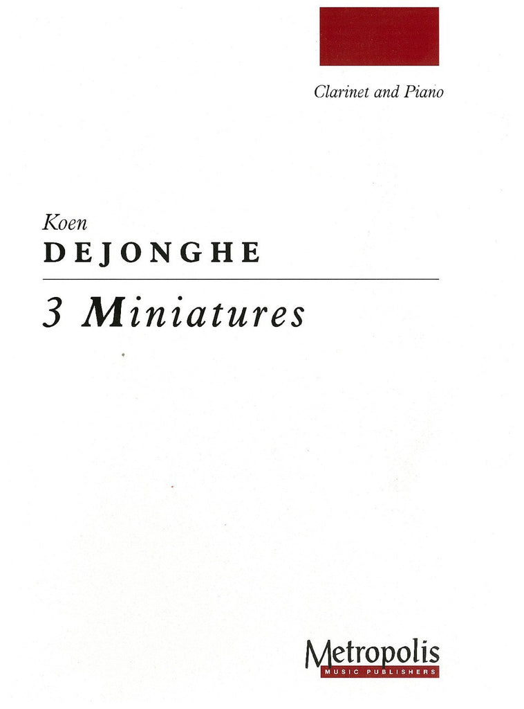 Dejonghe - 3 Miniatures - CP6101EM