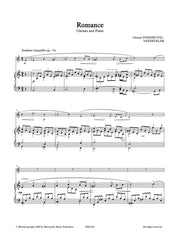 Steenhuyse-Vandevelde - Romance (Clarinet and Piano) - CP6144EM