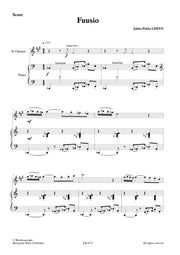 Lehto - Fuusio for Eb Clarinet and Piano - CP6772EM