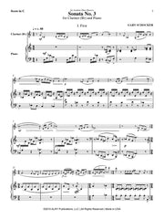 Schocker - Sonata No. 3 for Clarinet and Piano - CP13