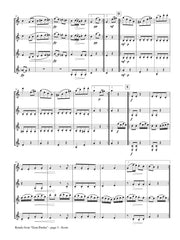 Mozart (arr. Craig) - Rondo from Gran Partita (Clarinet Quartet) - CQ03