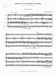 Handel (arr. Craig) - Arrival of the Queen of Sheba (Clarinet Quartet) - CQ07