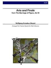 Mozart (arr. Johnston) - Aria and Finale for Clarinet Quartet - CQ32