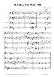Marin Rodriguez - El Vuelo del Albatros for Clarinet Quartet - CQ3377PM