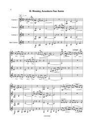 Curtis - A Week in Plasencia (Clarinet Quartet) - CQ7019EM