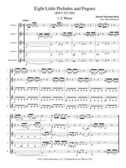 Bach (arr. Johnston) - Eight Little Preludes and Fugues for Clarinet Quintet - CQ104