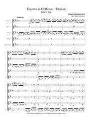 Bach (arr. Johnston) - Toccata in D Minor - ’Dorian’ for Clarinet Quintet - CQ106