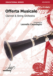 Capodaglio - Offerta Musicale for Clarinet and String Orchestra - CS120085DMP