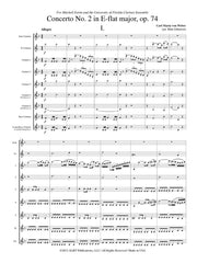 Weber (arr. Johnston) - Concerto No. 2 in E-flat major, Op. 74 for Clarinet Choir - CS108