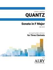 Quantz (arr. Johnston) - Sonata in F Major for Three Clarinets - CT03