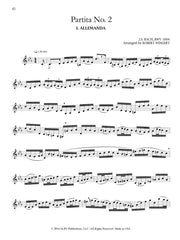 Bach (arr. Wingert) - Sonatas and Partitas, BWV 1001-1006 - C02
