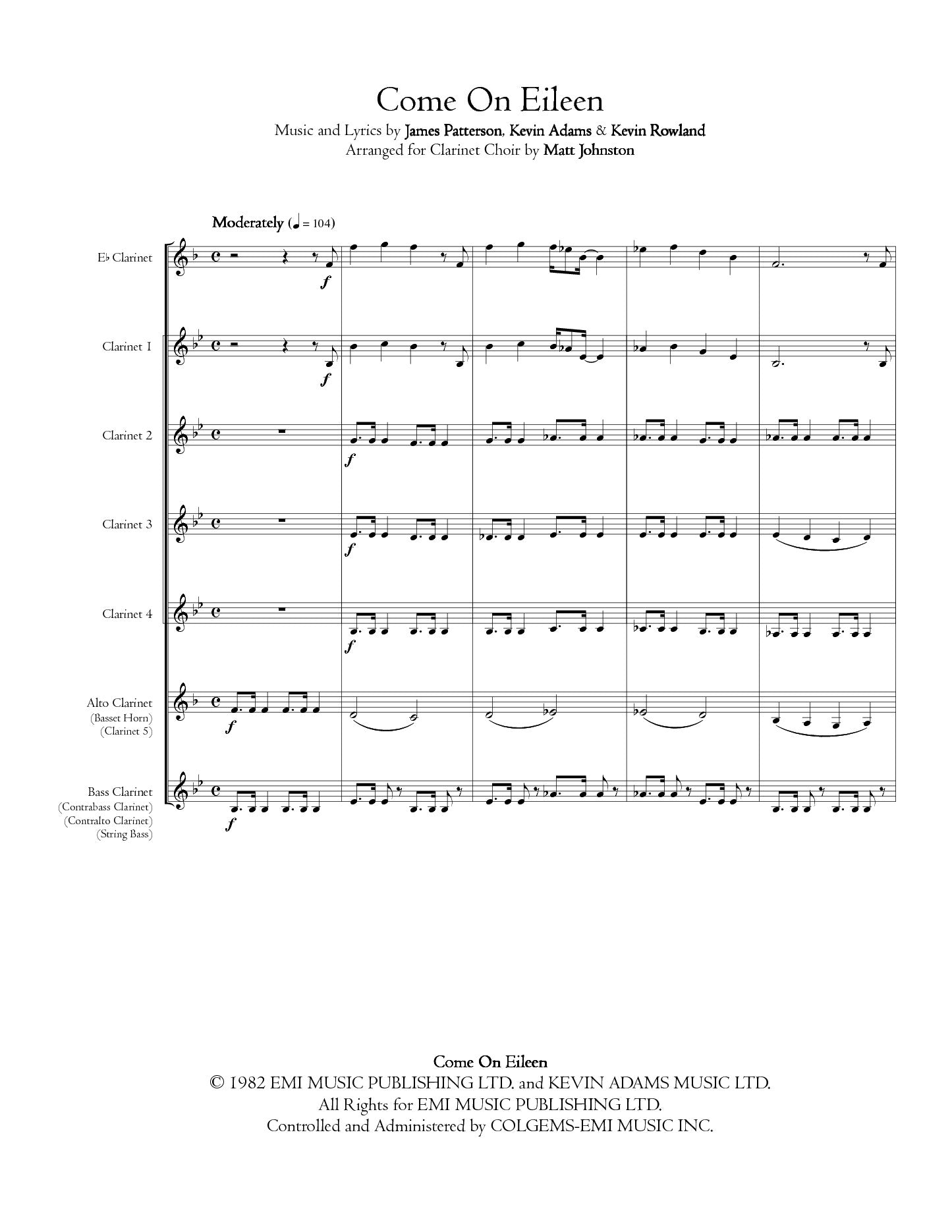 Come On Eileen Lyrics