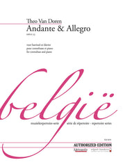 Van Doren - Andante and Allegro, op. 23 for Contrabass and Piano - DBP4659EM