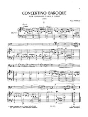 Franco - Concertino Baroque for Double Bass and Piano - DBP4789EM