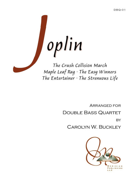 Joplin (arr. Buckley) - Scott Joplin Collection for Double Bass Quartet - DBQ01