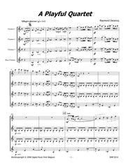 Decancq - A Playful Quartet (Clarinet Quartet) - CQ9214DMP