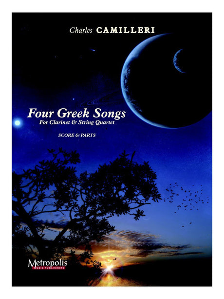 Camilleri - Four Greek Songs for Clarinet and Strings - CM6086EM