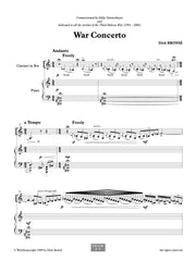Brosse - War Concerto (Clarinet and Piano) - CP6186EM
