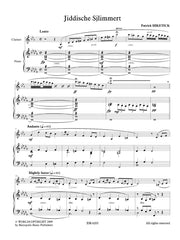 Hiketick - Jiddische Sjlimmert (Clarinet and Piano) - CP6205EM
