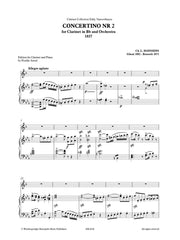 Hanssens - Concertino Nr. 2 (Clarinet and Piano) - CP6216EM