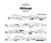 Kruisbrink - Mélange for Flute Solo - F116014DMP