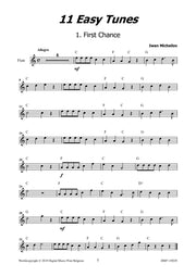 Michailov - 11 Easy Tunes for Flute (play along) - F119029DMP