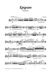 Nijs - Epigram for Solo Flute - F130103UMMP