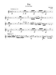 Ford - Pan for Solo Flute - F29