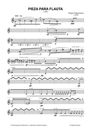 Fidemraizer - Pieza para Flauta for Solo Flute - F3262PM