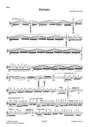 Lehto - Entropia for Solo Flute - F6907EM