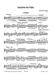 Lehto - Poems for Solo Flute - F6908EM