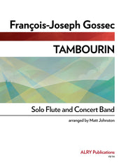 Gossec (arr. Johnston) - Tambourin (Flute and Concert Band) - FB114