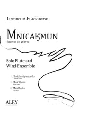 Linthicum-Blackhorse - Mnicakmun for Solo Flute and Wind Ensemble - FB121