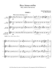 Sigurbjornsson (arr. Johnston) - Heyr Himna Smidur for Flute Choir - FC381