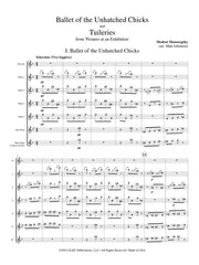 Mussorgsky (arr. Johnston) - Ballet of the Unhatched Chicks and Tuileries for Flute Choir - FC398