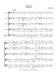 Reed - Alleluia (Flute Choir) - FC418