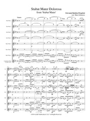 Pergolesi (arr. Johnston) - Stabat Mater Dolorosa for Low Flute Choir - FC438